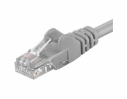 PremiumCord Patch kabel UTP RJ45-RJ45 CAT6 0.25m šedá