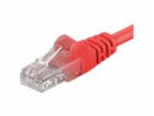 PremiumCord Patch kabel UTP RJ45-RJ45 CAT6 0.5m červená