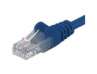 PremiumCord Patch kabel UTP RJ45-RJ45 CAT6 0.5m modrá