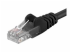 Patch kabel UTP Cat 6, 0,5m - černý