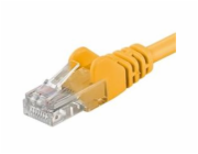 PREMIUMCORD Patch kabel UTP RJ45-RJ45 CAT5e 0.5m žlutá