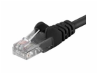 PremiumCord Patch kabel UTP RJ45-RJ45 CAT6 0.25m černá