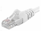 PREMIUMCORD Patch kabel UTP RJ45-RJ45 CAT5e 1m bílá