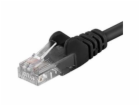 PREMIUMCORD Patch kabel UTP RJ45-RJ45 CAT5e 1.5m černá