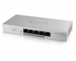 Zyxel GS1005HP 5-port Desktop Gigabit PoE Switch, 4x PoE+ GbE, PoE 60W