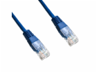 DATACOM Patch kabel UTP CAT5E 0,5m modrý