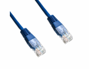 DATACOM Patch kabel UTP CAT5E 0,5m modrý