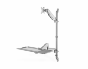 Digitus DA-90372 DIGITUS pracovní stanice pro sezení/stání, nástěnný držák, jeden monitor, černý max. 8 kg, max Velikost obrazovky: 17 VESA: 75x1