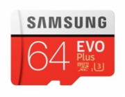 Samsung Micro SDXC karta 64GB EVO Plus (Class 10 UHS-I) + SD adaptér