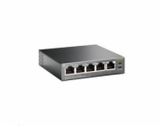 Switch TP-Link TL-SG1005P 5x GLAN, 4xPOE, 56W, kov