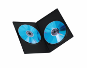 1x25 Hama DVD-Doppel-Leerhülle Slim  75% Platzsparnis     51185