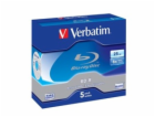 VERBATIM BD-R SL(5-pack)Blu-Ray/Jewel/6x/25GB