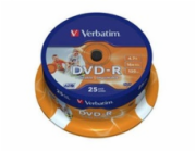 Médium Verbatim DVD-R 4,7GB 16x Printable 25-cake