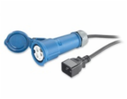 APC - Elektrický kabel - IEC 60320 C20 do IEC 60309 16A (F) - AC 230 V - 16 A - 2.5 m - černá - pro P/N: AP98892F, AP98894F, AP98896F, SUVTR30KHS, SUVTR40KH4B5S, SUVTR40KH5B5S, SUVTR40KHS