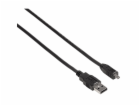 Hama USB 2.0 Kabel B8 Pin USB A - mini USB B cerna 1,8 m