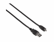 Hama USB 2.0 Kabel B8 Pin USB A - mini USB B cerna 1,8 m