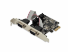 Digitus Adaptér PCI Express x1 2xseriový port, +low profi...