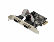 Digitus Adaptér PCI Express x1 2xseriový port, +low profile čipová sada: ASIX99100