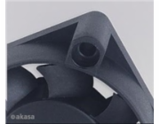 AKASA ventilátor 4cm Black Fan, 40x40x10mm, Sleeve bearing, 24.87 dBA, 3 pin