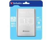 VERBATIM Externí HDD 1TB Store  n  Go USB 3.0 , stříbrný