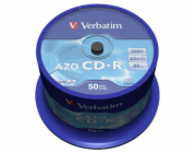 VERBATIM CD-R AZO 700MB, 52x, spindle 50 ks