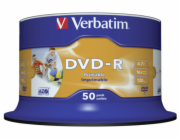 VERBATIM DVD-R(50-Pack)Spindle/Inkjet Printable Wide/16x/4.7GB