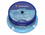 1x25 Verbatim CD-R 80 / 700MB 52x Speed Extra Protection