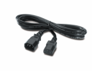 Power kábel, 10A, C13 to C14