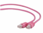 GEMBIRD kabel patchcord Cat5e UTP 3m, růžový