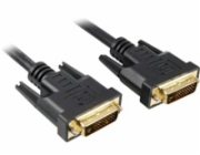 PREMIUMCORD Kabel DVI - DVI propojovací 10m (DVI-D, M/M, dual link)