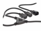 PREMIUMCORD Kabel napájecí 230V prodlužovací Y - 1xM/2xF