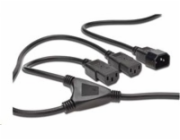 PREMIUMCORD Kabel napájecí 230V prodlužovací Y - 1xM/2xF