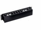TRITON 19" vyvazovací panel 2U plastový, černá