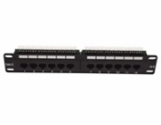 Patch panel LEXI-Net 12 port Cat. 5e UTP 1U/10"
