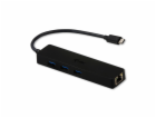 i-tec USB-C 3.1 Slim 3-portový HUB + RJ-45