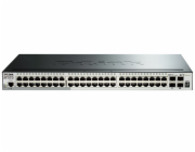 D-Link DGS-1510-52XMP D-Link DGS-1510-52XMP 52-Port Gigabit Stackable PoE Smart Managed Switch including 4 10G SFP+ (48 x PoE ports, 370 W PoE budget, s