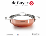 De Buyer Prima Matera Saucepot Copper/Steel 28cm curved induct.