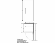 Bosch GSN54AWDV Serie 6 šuplíkový mrazák