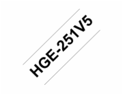 HGE-251, bílá / černá, 24 mm