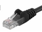 PREMIUMCORD Patch kabel UTP RJ45-RJ45 CAT5e 0.25m černá