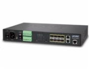 Planet MGSD-10080F Planet MGSD-10080F Metro switch 8x SFP(DDM), 2x 1Gb RJ45,AC+DC, DI/O, SNMPv3, fanless