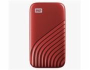 SanDisk WD My Passport SSD externí 2TB , USB-C 3.2 ,1050/1000MB/s R/W PC & Mac ,Red