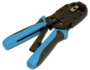 W-Star Kleště UTP RJ45/ RJ12/RJ11 PROFI s ráčnou bez ořezávače izolace