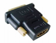 GEMBIRD redukce HDMI-DVI-D F/M,zlacené kontakty, černá
