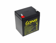 Long 12V 5Ah olověný akumulátor HighRate F2