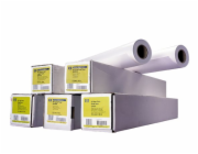 HP Bright White Inkjet Paper, 119 microns (4.7 mil) • 90 g/m2 (24 lbs) • 610 mm x 45.7 m , C6035A