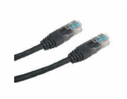 DATACOM patch cord UTP cat5e 0,5M černý