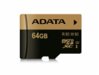 ADATA Micro SDXC karta XPG 64GB UHS-I U3 + SD adaptér, (R...