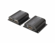 Extender DS-55100-1 Digitus Sada HDMI Extender, 50 m přes síťový kabel (CAT 6 / 6a / 7), EDID, 1x výstup HDMI Loop out, FHD, 1080p