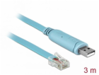 Delock - Sériový kabel - USB (M) do RJ-45 (M) - 3 m - EIA...